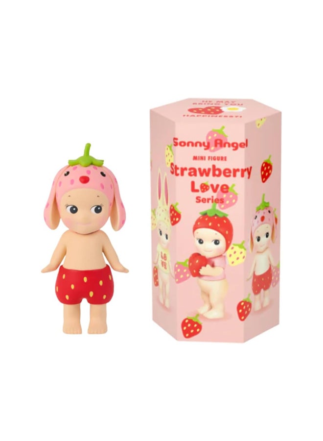 Sonny Angel Strawberry Love Series Blind Box Mini Figure | Random Surprise Collectible PVC Doll | Kawaii Desktop Decoration | Cute Gift for Kids & Collectors (1 Piece) - Image 1