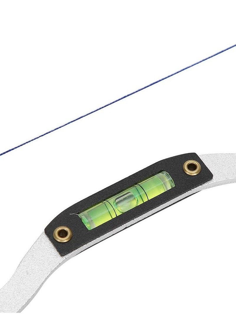 NIBEMINENT - Eyebrow Tattoo Ruler, Professional Microblading Line Marker Ruler Sticker More Symmetrical, Positioning Tool Horizontal Reuseable (Silver) - Image 1