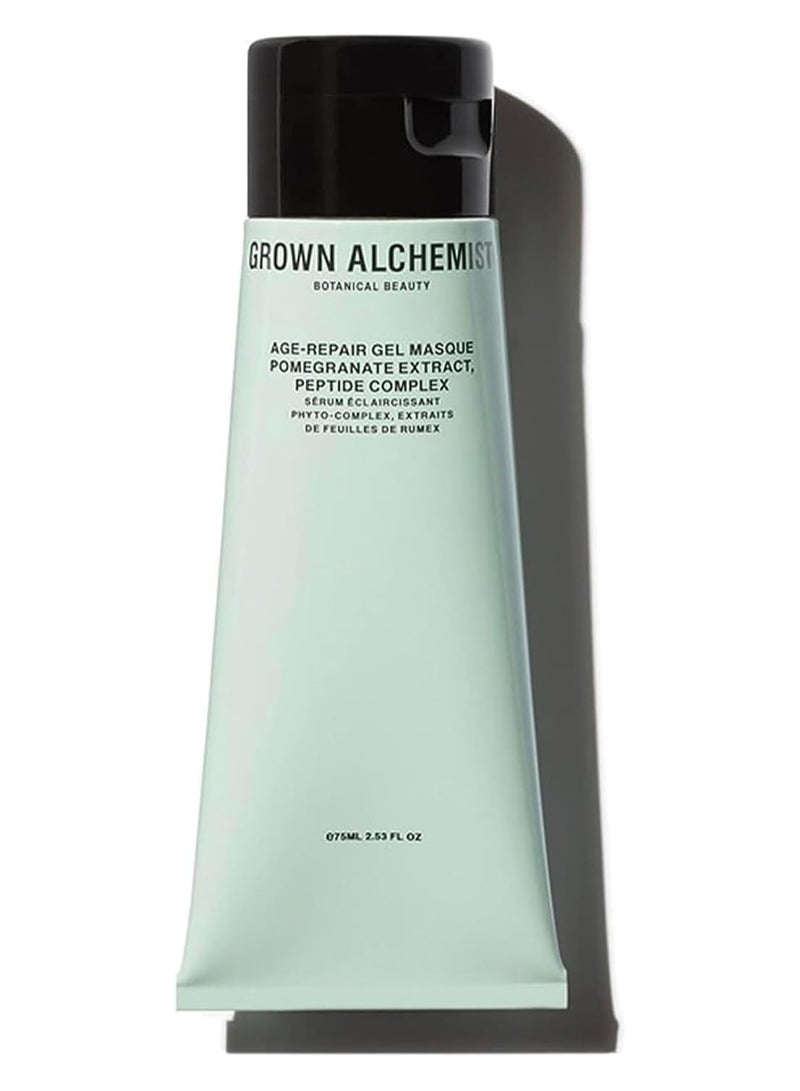 Grown Alchemist Anti Aging Face Mask Age Repair Gel Masque Pomegranate Extract and Peptide Complex Nourishing and Skin Tightening Firming Natural Vegan Skincare Hydrating Face Mask 40ml - Image 1