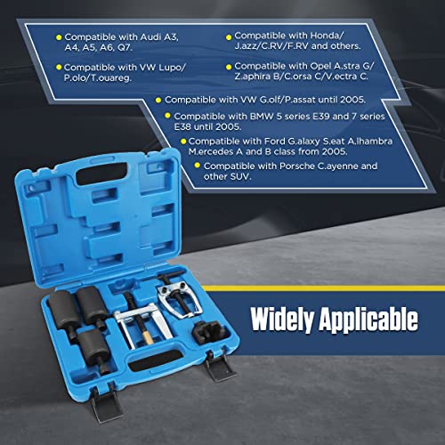DUOYI 6Pcs Wiper Arm Puller Doesn't Damage The Wiper Arm Removal Tool Strong Structure Windshield Wiper Arm Removal Tool with Toolbox Battery Terminal Puller Compatible with VW/BMW/Ford/Honda/Porsche - Image 3