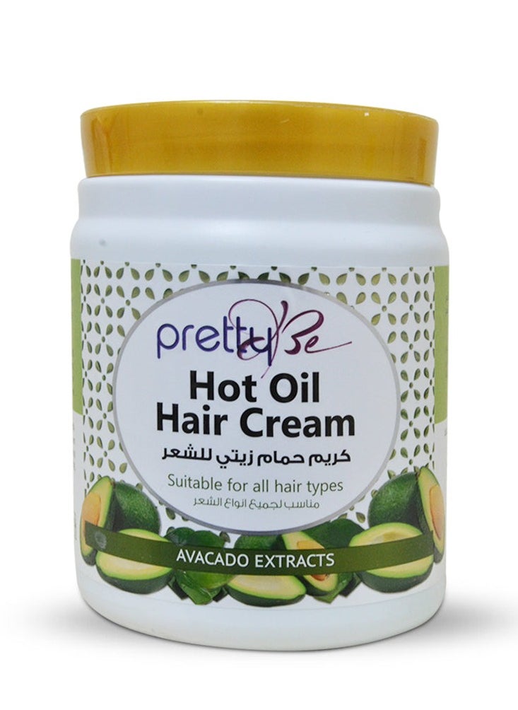 Pretty Be Hot Oil Hair Cream With Avacado Extracts 1000 ML  - Image 1