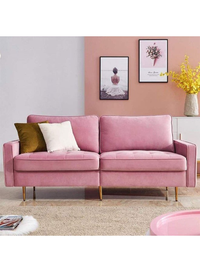 Al Home 5 Seater Sofa 140×75×80 Cm - Pink - Image 1