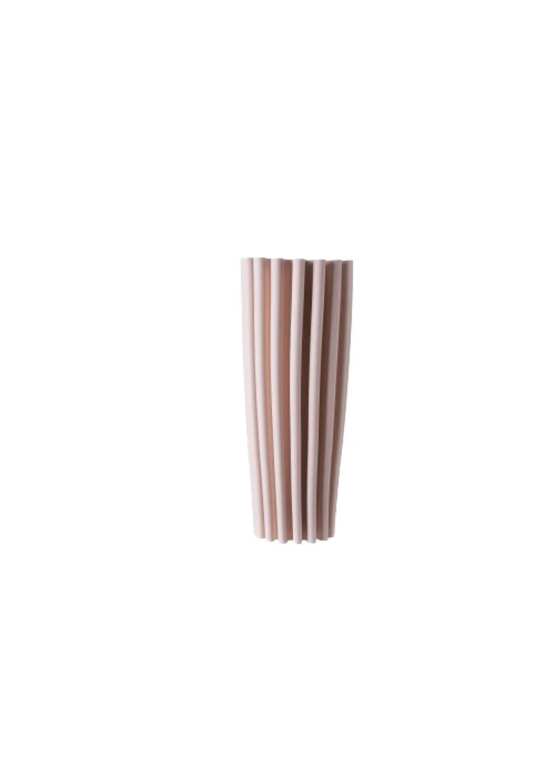 DANUBE HOME Zenith 3D Printed Ceramic Vase 19 x 19 x 47 Cm