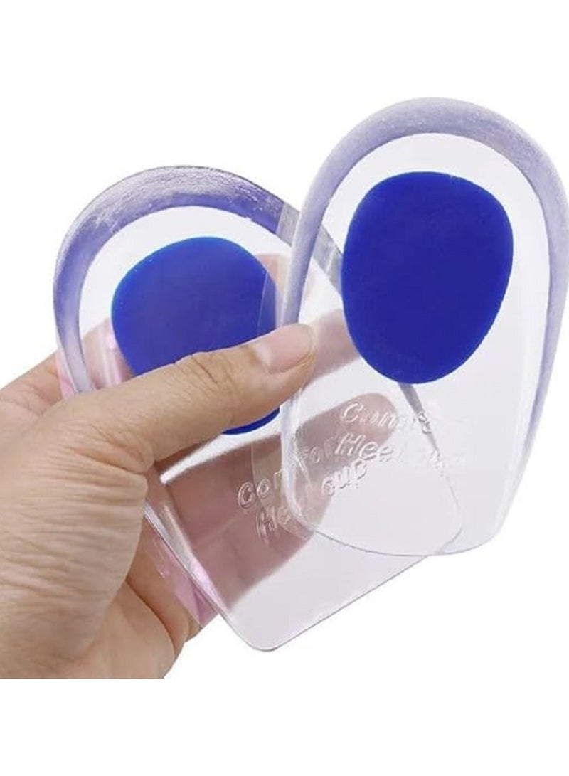 Medical Silicone Heel Pads for Foot Comfort and Heel Pain Relief – Gel Support for Shock Absorption and Pressure Reduction – Comfortable Shoe Pads for Men and Women - Image 4
