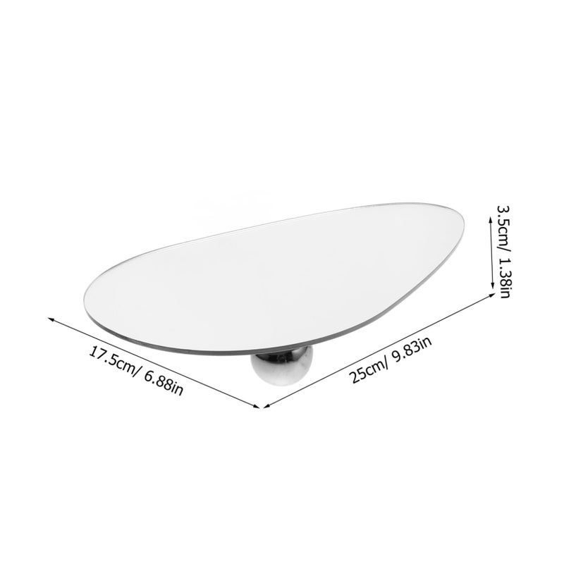 Acrylic Jewelry Display Tray Ring Storage Plate Bracelet Hanger Rack Mirror Photo Props - Image 3