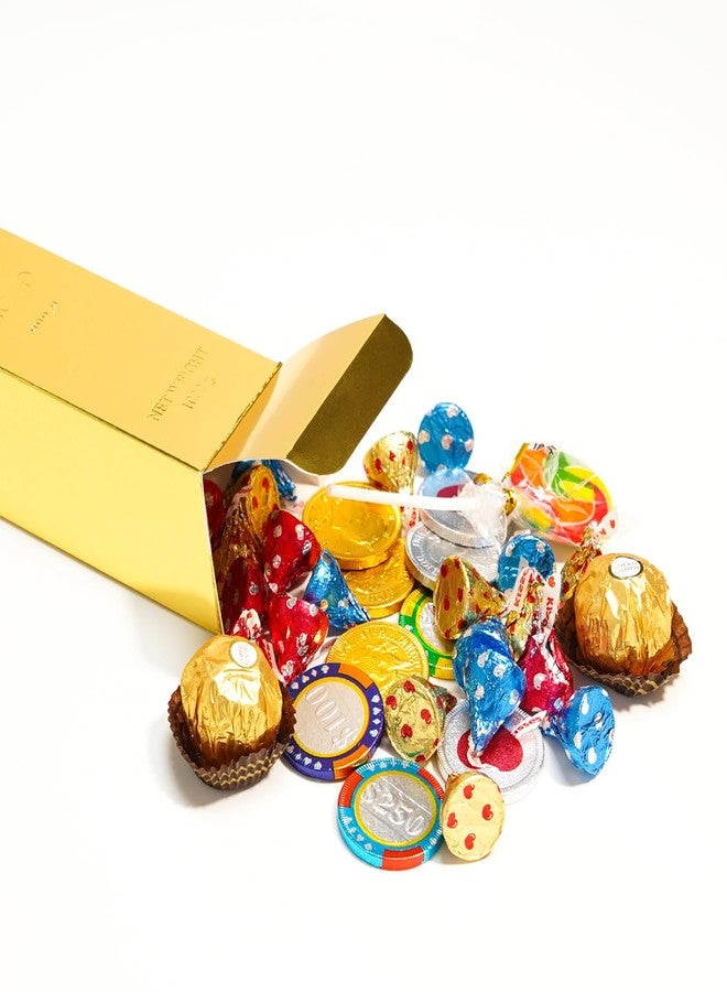 UnicoPak 10 Pack Gold Bar Party Favor Gift Boxes Treasure Hunt Chocolate Coins Candy Boxes Treat Boxes for Pirate Casino Golden Birthday Money Gifts Themed Party - Image 3