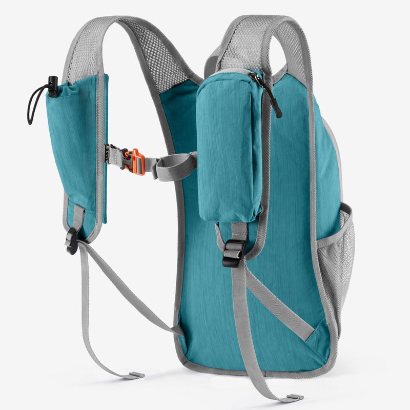 Uselike 10L Small Hiking Backpack Travel Daypack Lightweight Packable Back Pack for Women Men(Teal Blue) - Image 2