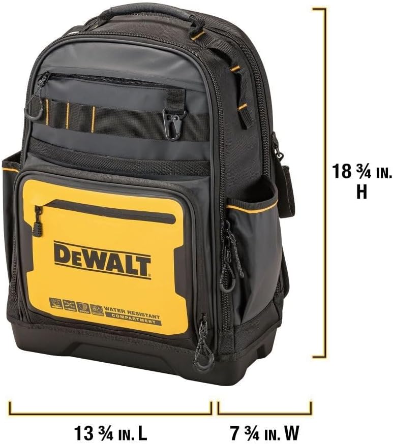 DEWALT DEWALT Tool Backpack Tool Storage and Organization Durable and Water Resistant DWST560102  - Image 2