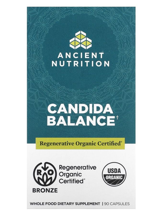 Ancient Nutrition Candida Balance 90 Capsules - Image 1