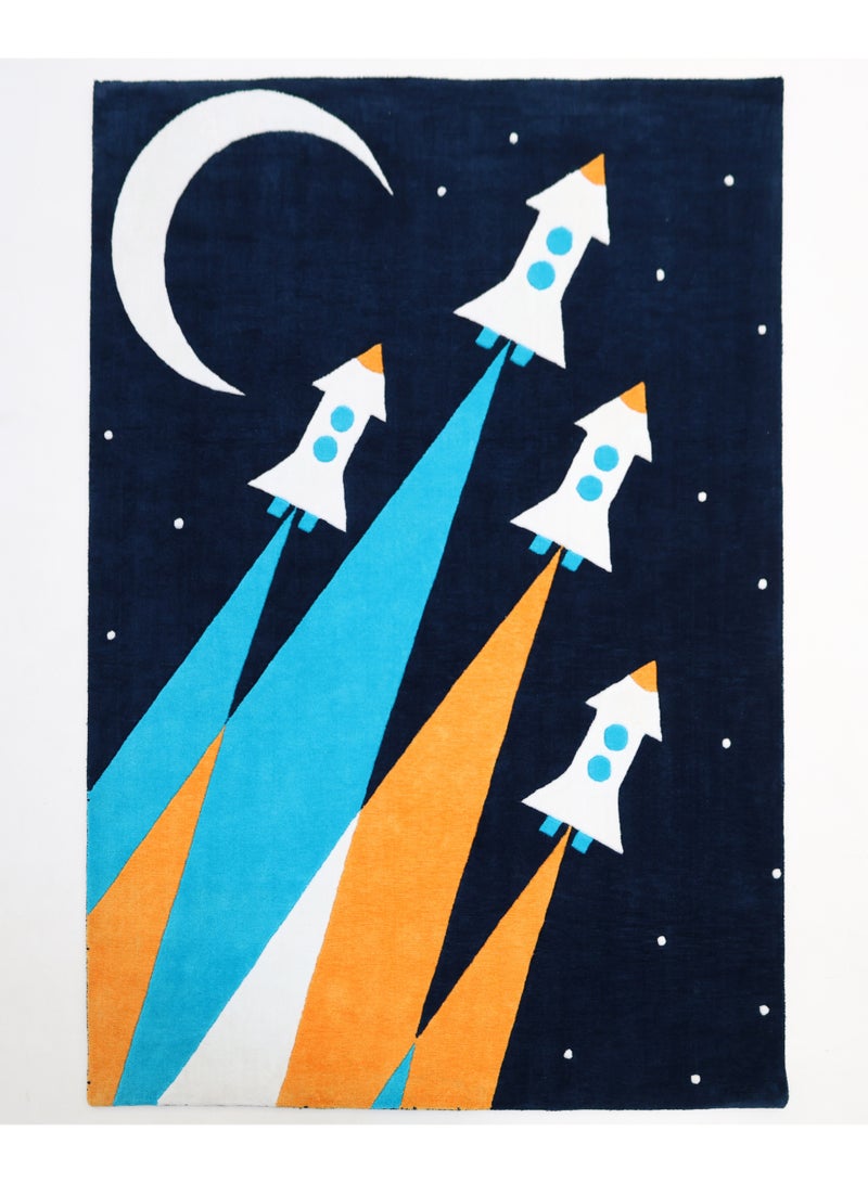 Ramsha Kids Soft Area Rug 170x240 cm – KD-001 Plush Playroom & Bedroom Carpet for Children | Ultra-Comfort Kids Floor Rug UAE - Image 4