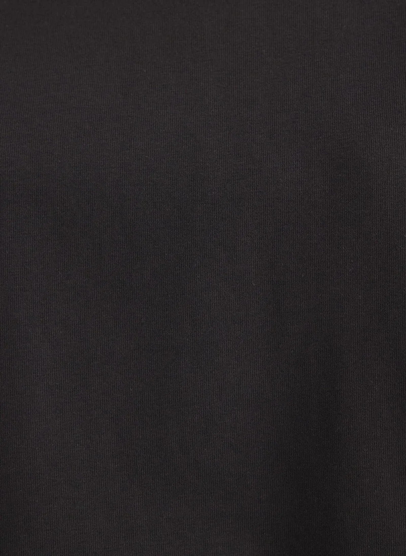 MAVI Anthracite Basic Crop T-Shirt
