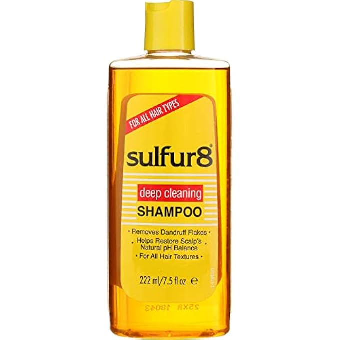 Sulfur8 Shampoo Deep Cleaning 7.5 Ounce (Pack of 3)
