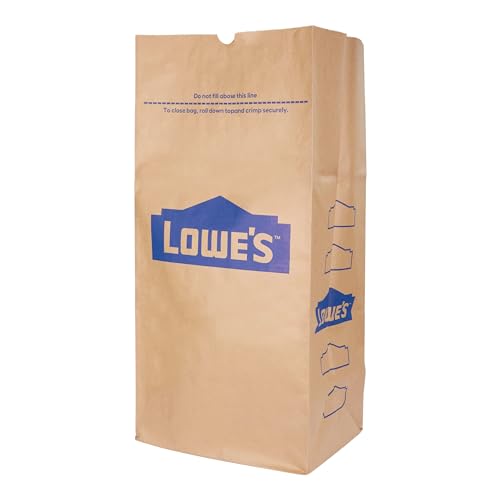 Lowe's 30 Gallon Heavy Duty Brown Paper Lawn and Refuse Bags for Home and Garden (10 Count), Large (LOWESLL) - Image 1