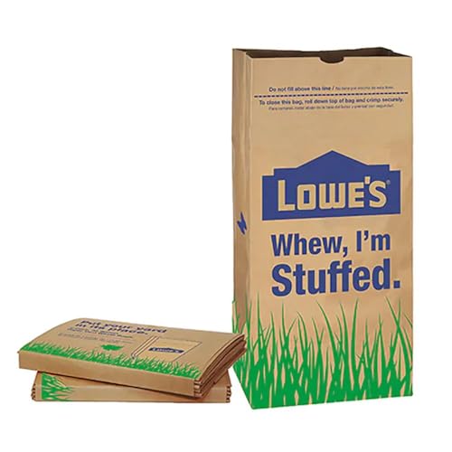 Lowe's 30 Gallon Heavy Duty Brown Paper Lawn and Refuse Bags for Home and Garden (10 Count), Large (LOWESLL) - Image 3