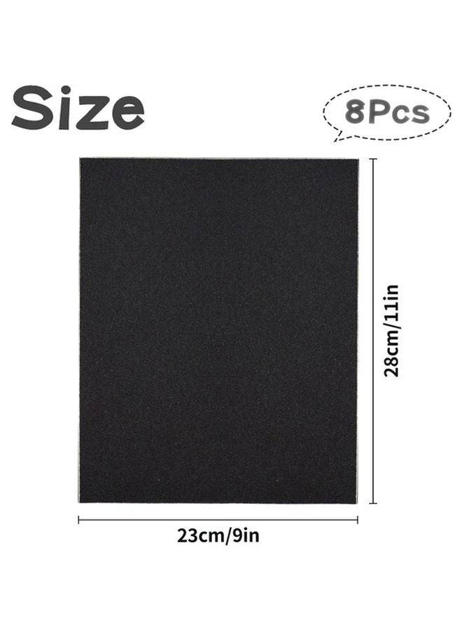 واقي باب ضد خدوش الكلاب مقاس 11 × 9 بوصة مع لوح ورق صنفرة لاصق قابل للاستبدال لعناية بمخالب القطط - Image 3