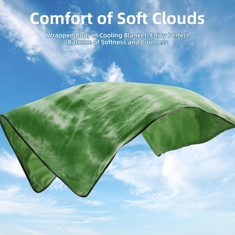 inhand Cooling Throw Blanket (50"x60"), Cooling Blankets for Hot Sleepers, Absorbs Heat to Keep Adults Cool for Summer Nights Sweats, Thin Cold Lightweight Blanket for Couch Bed, All Season Use - Image 5
