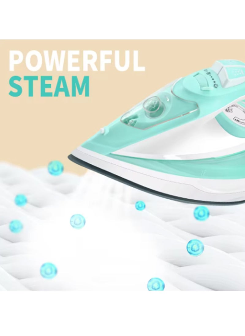 Professional 3200W with Italian technology 500ml Portable Steam Iron Powerful and High Quality Handheld Steam Iron with Ceramic Plate The steam iron is designed to give you the best results.