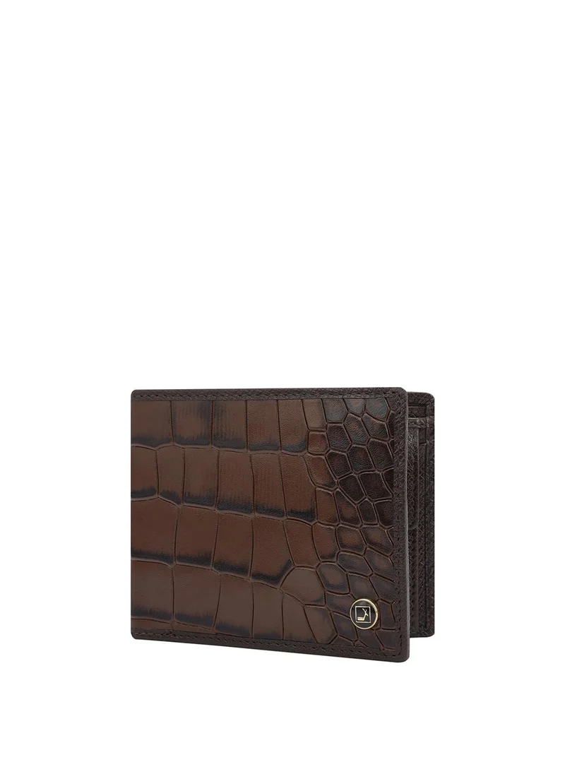 Da Milano Genuine Leather Brown Mens Wallet