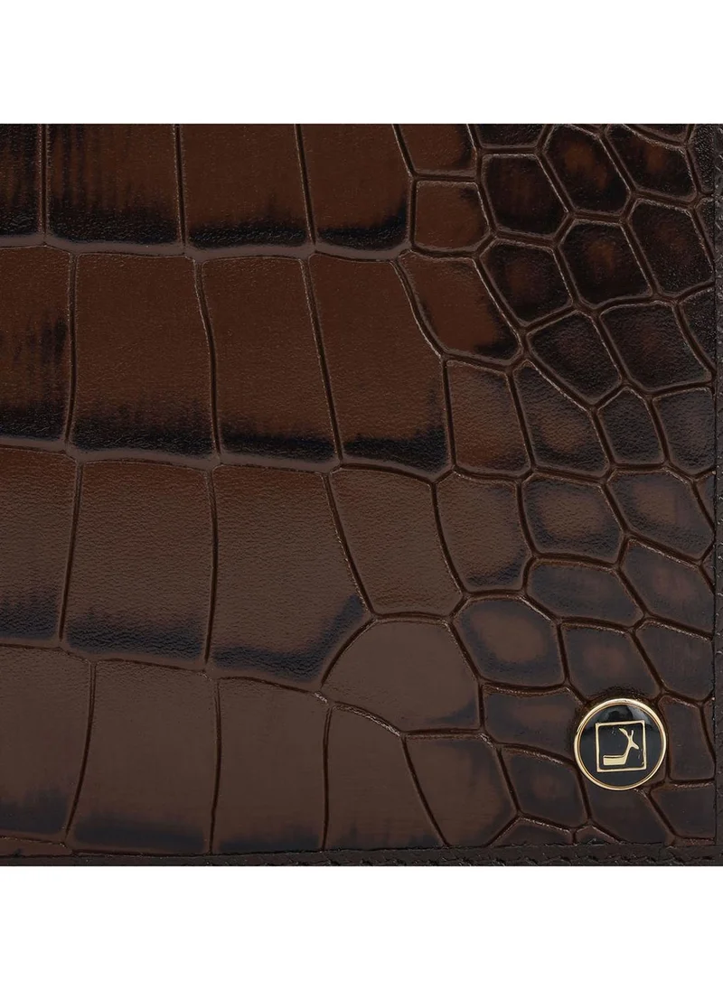 Da Milano  Genuine Leather Brown Mens Wallet for Men | Best Price UAE