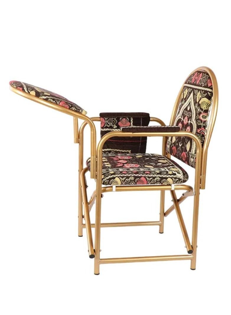 REBENUO prayer chair brwon - Image 4