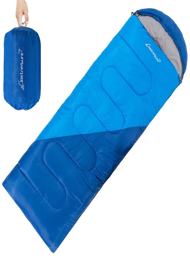Clostnature Sleeping Bag for Adults and Kids - Lightweight Camping Sleeping Bag for Girls, Boys, Youths, Ultralight Backpacking Sleeping Bag for Cold Weather - Compression Sack Included(Left Zipper) - Image 1