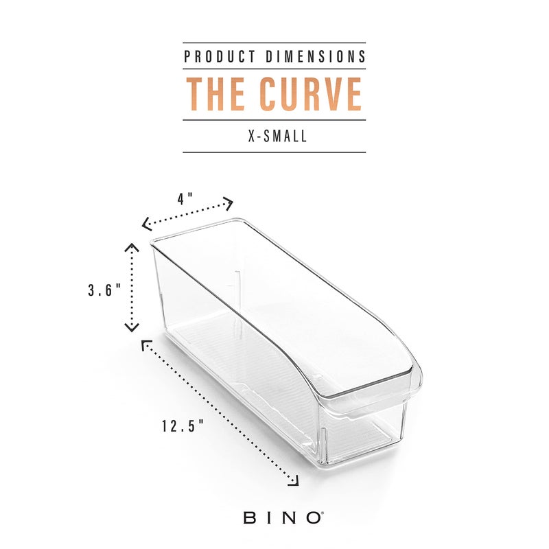 BINO بينو | صناديق تخزين بلاستيكية صغيرة | مجموعة الكيرف | صناديق تنظيم متعددة الاستخدامات | حاويات تخزين للمطبخ، المخزن وتنظيم المنزل | منظمات الثلاجة | تنظيم وتخزين المخزن - Image 3