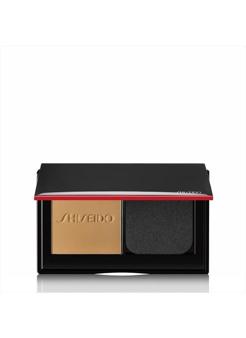 Synchro Skin Self-Refreshing Custom Finish Powder Foundation, Oak 340-24-Hour Sheer-to-Medium Buildable Coverage with Shine Control - Smudge Proof & Non-Comedogenic