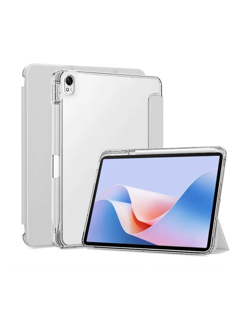 Compatible Huawei MatePad 11.5-inch S 2024 Tablet Unid Series Tri-Fold Clear Case with Pen Holder and Auto Sleep Wake for MatePad 11.5 S