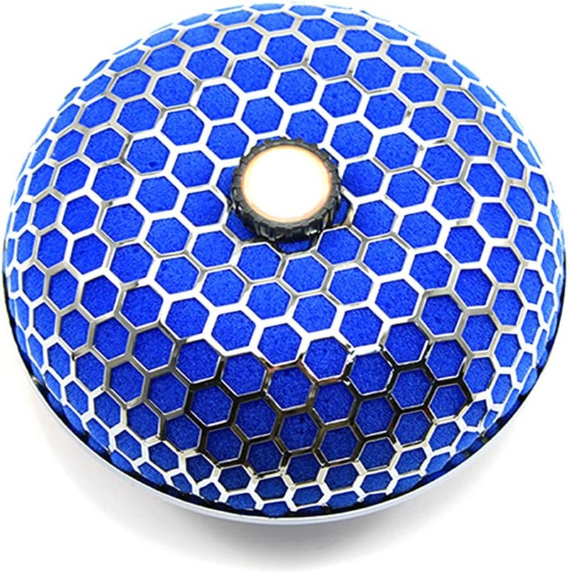 Vuzmode Universal High Flow Air Intake Filter - Blue - Image 3