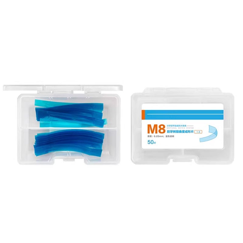 Windplusya Dental Resin Matrices Sectional Contoured Matrix Band Refills Dental Matrix Band Blue Strip Composite Resin Matrices Matrix Strip