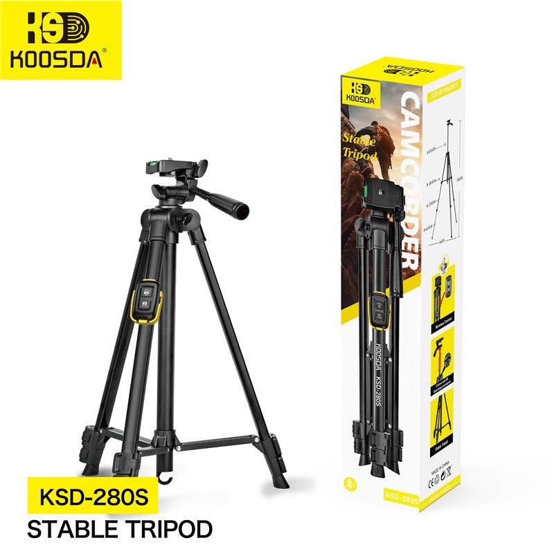 KOOSDA KSD 280S Wireless Remote Tripod  Extendable  Phone Holder  and Compatible with All Smartphones - Image 3