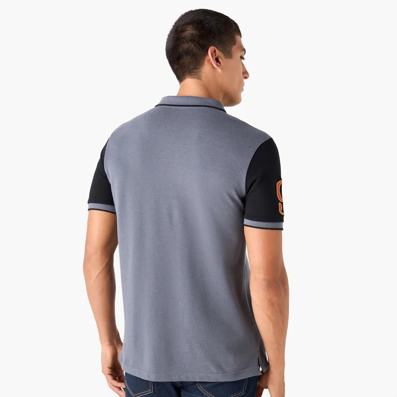 Splash FAV  Logo Embroidered Polo T-shirt for Men | Best Price UAE