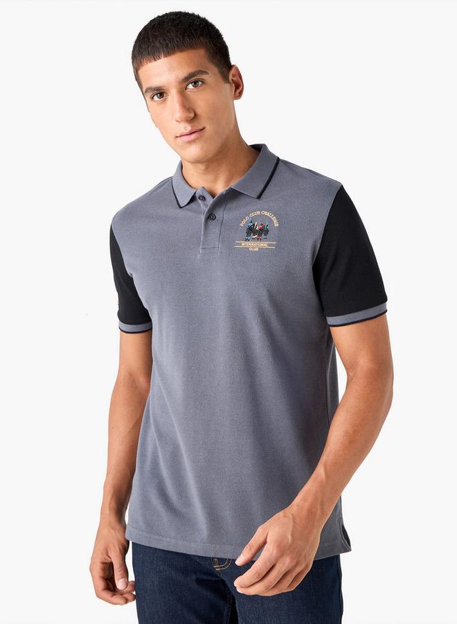 Splash FAV Logo Embroidered Polo T-shirt - Image 1
