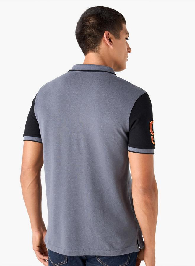 Splash FAV Logo Embroidered Polo T-shirt - Image 3