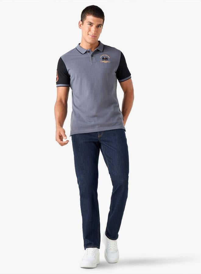 Splash FAV Logo Embroidered Polo T-shirt - Image 2