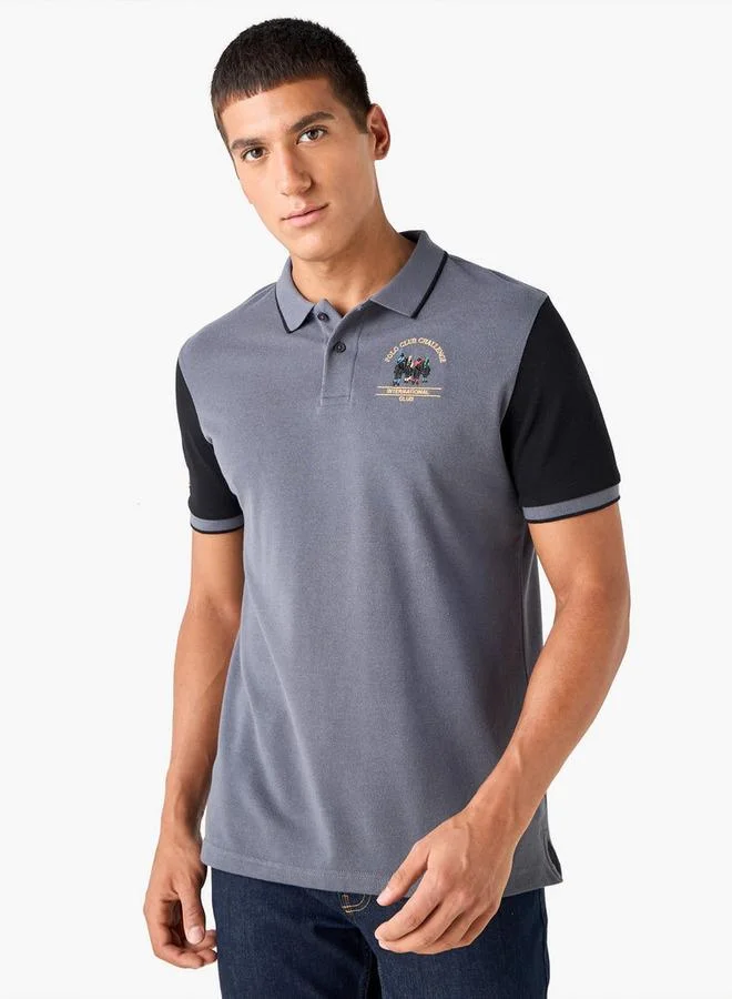 Splash FAV Logo Embroidered Polo T-shirt