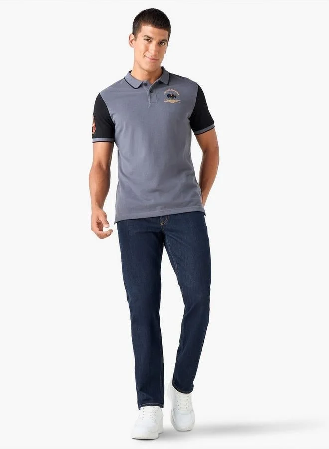 Splash FAV Logo Embroidered Polo T-shirt