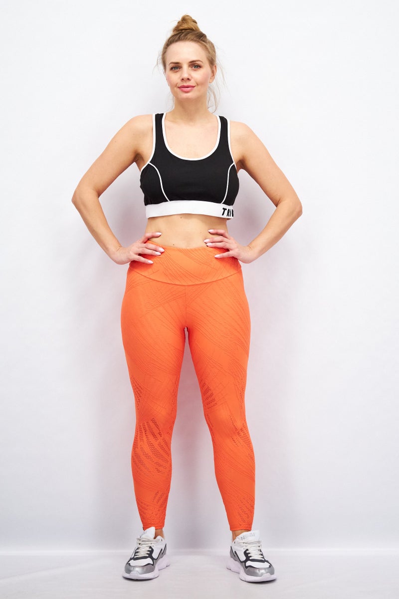 TRIBE OF 6 Women Brand Logo Padded Sports Bra, Black - Image 4