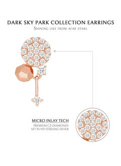 AWNL AWNL Dark Sky Park Earrings with Rose Gold Sterling Silver  - Image 5