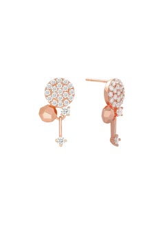 AWNL AWNL Dark Sky Park Earrings with Rose Gold Sterling Silver  - Image 4