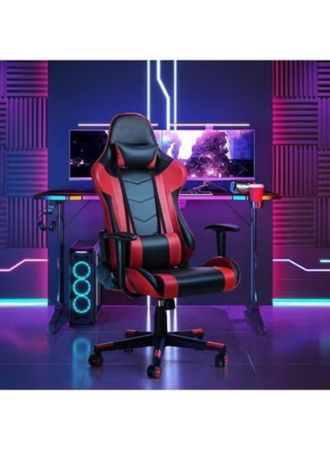 Ergonomic Gaming Chair with High Back Design, Adjustable Height, Headrest and Lumbar Support, Reclining Computer Chair for Gaming and Office Use - Image 2