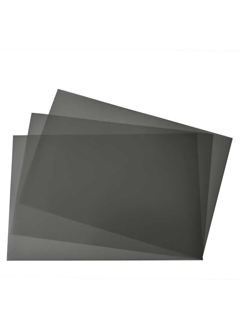RENIAN Polarized Film Sheets 3 PCS 7.8x5.9in/ 20x15cm Polarizer Linear Polarizing Filter Non-Adhesive for Educational Physics Photography Lighting  - Image 1