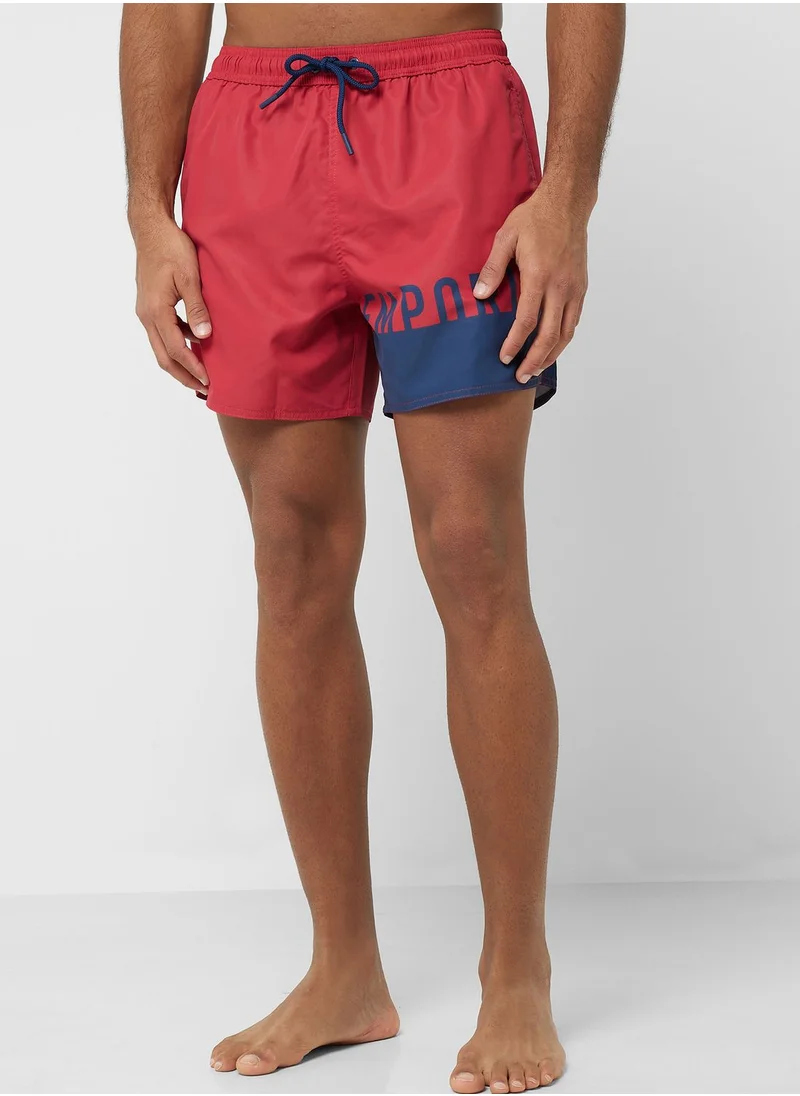 EMPORIO ARMANI Logo Swimshorts