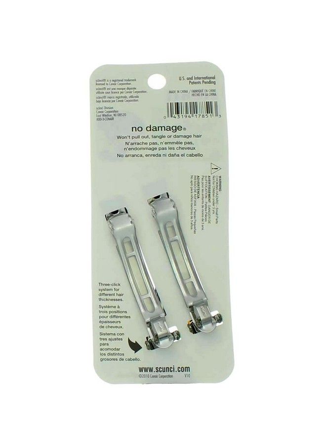 Scunci 1785103A048 No Slip Grip Barrettes Assorted Colors Woman Unisex 3 Packs Of 2 Count - Image 4