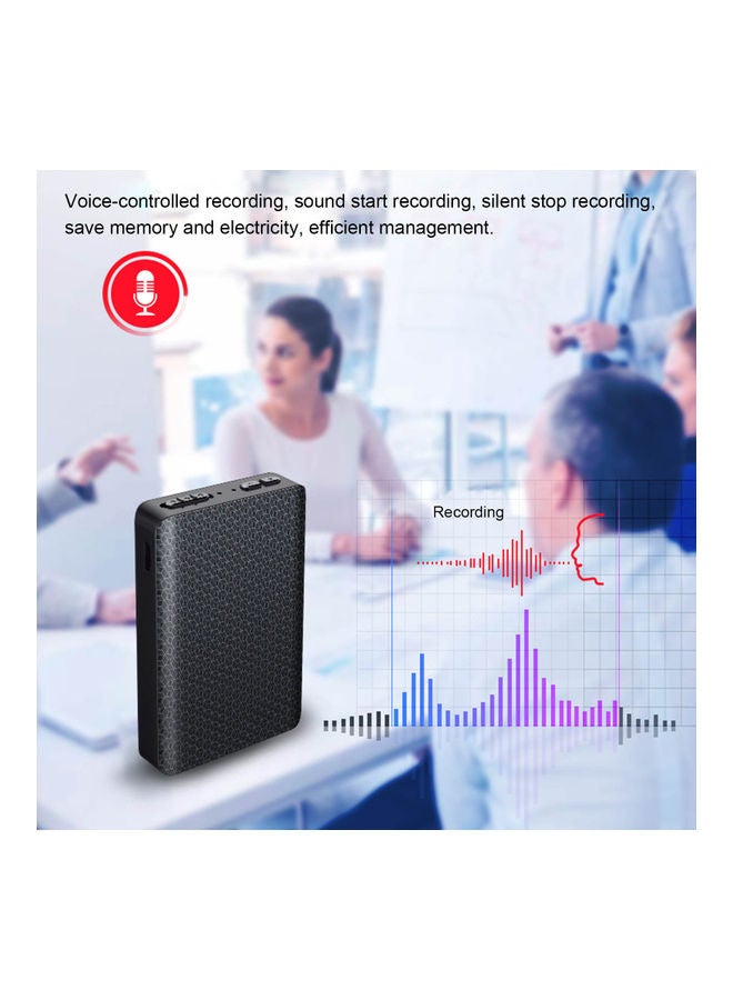 NIBEMINENT Q85 Mini Voice Recorder V9259-16G_P Black  - Image 2