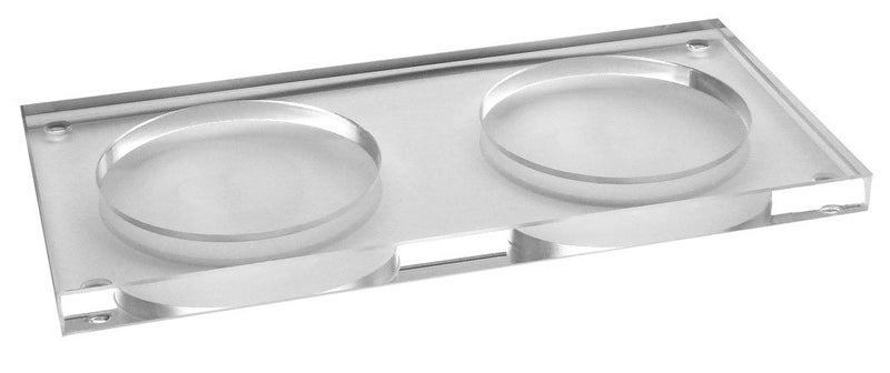 StandTray for Pepper Salt Mill Set Acrylic Glass without Mills