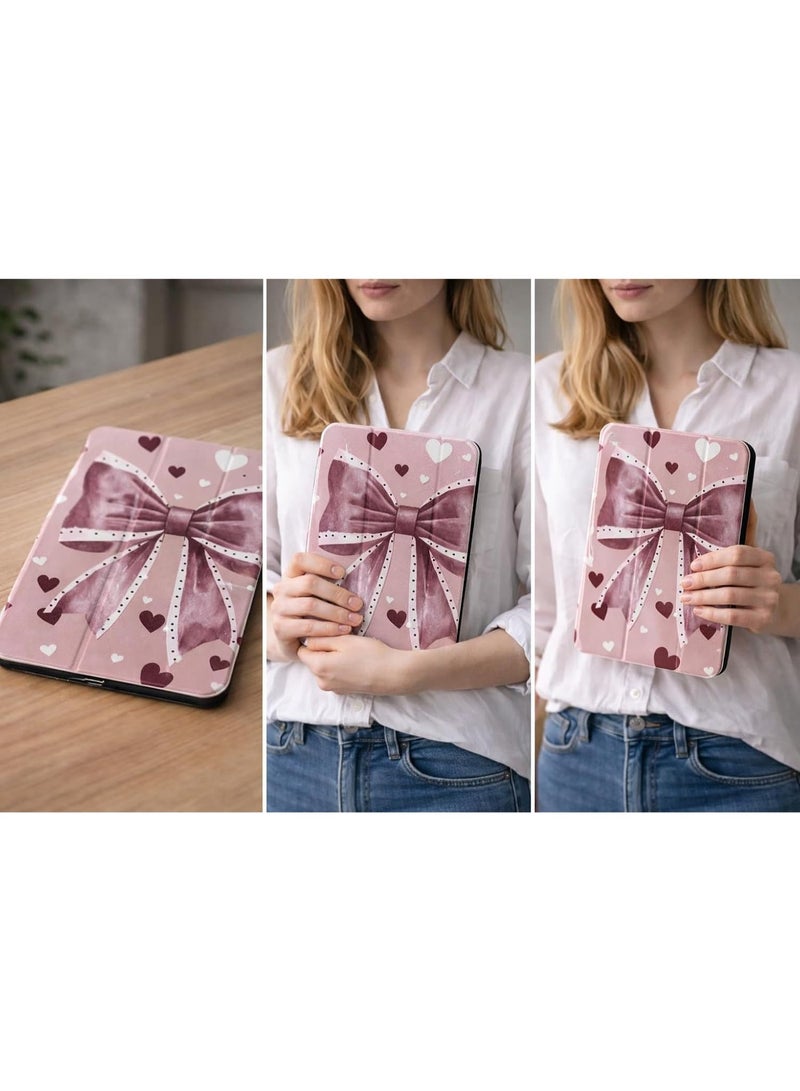 آيباد (A16) الجيل الحادي عشر 11 بوصة 2025/الجيل العاشر 10.9 بوصة 2022 مع حامل قلم، غطاء خلفي مرن من مادة TPU لجهاز آيباد 10، غطاء حماية ذكي ثلاثي الطي مع خاصية التشغيل/الإيقاف التلقائي (النمط 1) - Image 3