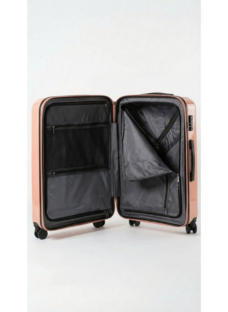 Sonada Unbreakable Luggage Unisex ,Double Zipper ,Expandable, TSA Lock With 4 Double Silent Wheels Set of 4 - Image 2