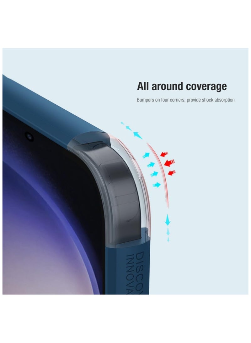 Nillkin Super Frosted Shield Pro Matte cover case for Samsung Galaxy S24 Plus - Blue - Image 2