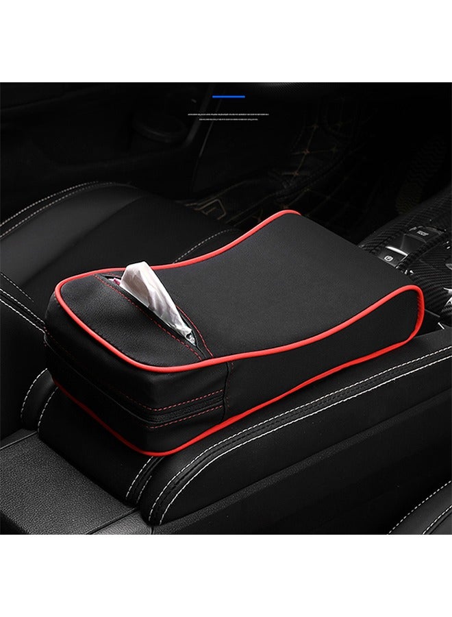 Generic High-quality leather armrest for hand comfort while driving and equipped with a tissue holder  - Image 1